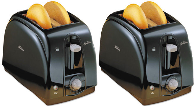 $9.56 (Reg $13.66) Sunbeam 2-Slice Toaster + FREE Store Pickup