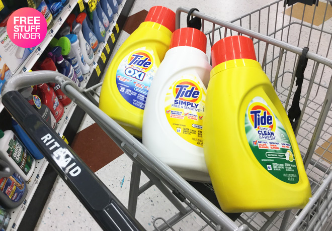 $1.99 (Reg $6) Tide Simply Laundry Detergent at Rite Aid