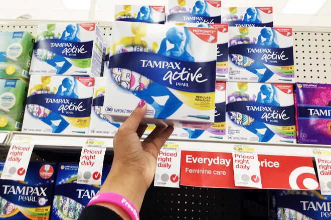 $2.99 (Reg $7) Tampax Active Pearl Tampons at Target