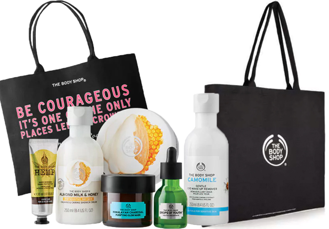 *HOT* $27.50 ($125 Value) Body Shop Bestseller Tote + FREE Shipping