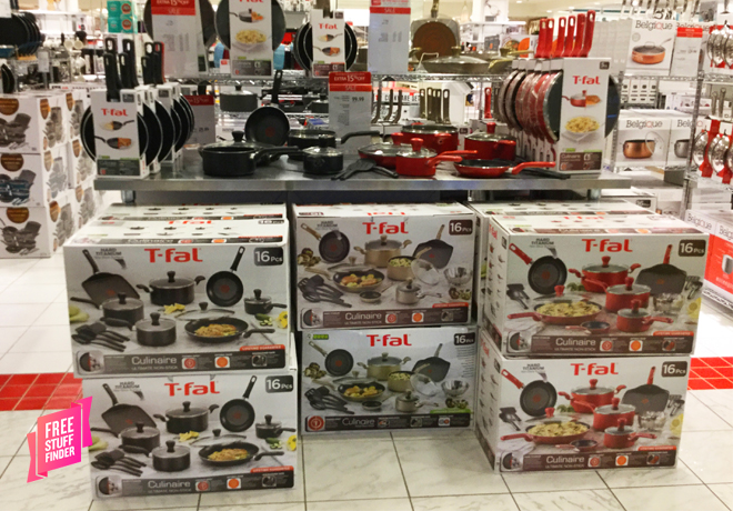 *HOT* $59.99 (Reg $170) T-Fal Culinaire16-Pc. Cookware Set + FREE Shipping (Today Only!)