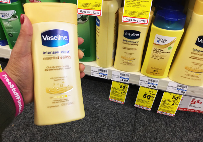 $1.52 (Reg $4.69) Vaseline Lotion at CVS