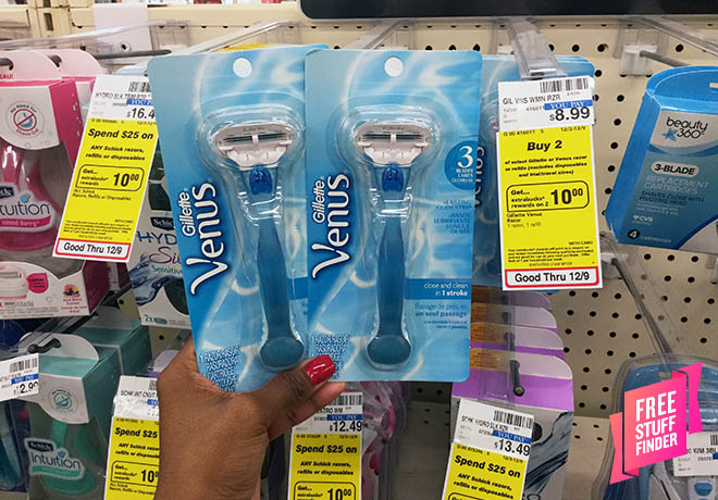 *HOT* $0.99 Venus Original Razor or Gillette Mach 3 Razor at CVS