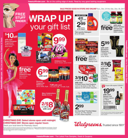 *HOT* Walgreens Ad Preview (Week 12/24 – 12/30)