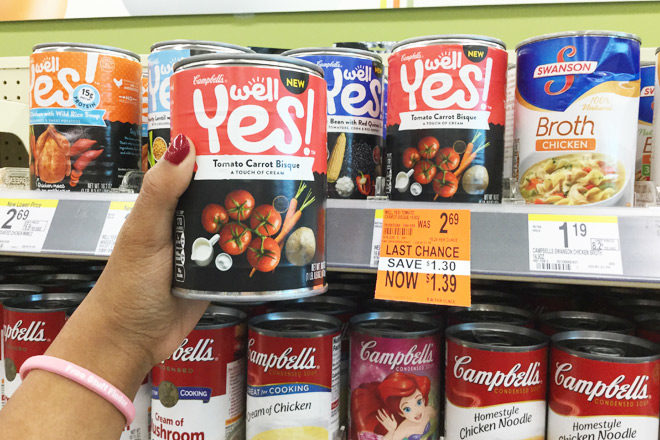 Clearance Find: $0.43 (Reg $2.69) Campbell's Well Yes Soup at Walgreens