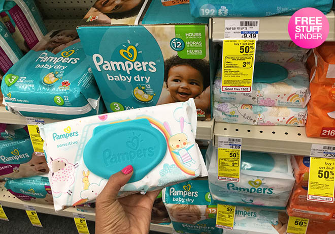 $1.24 (Reg $4) Pampers Wipes at CVS