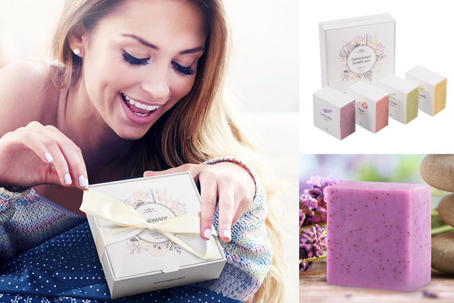 *HOT* $8.99 (Reg $11) Anjou Handmade Soap Bar Gift Set