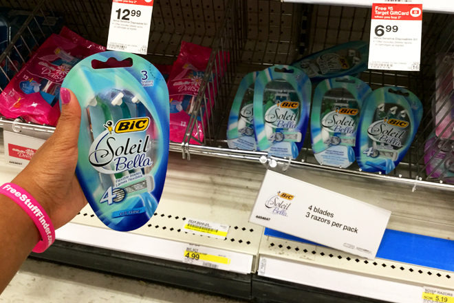 $1.99 (Reg $5) BIC Soleil Women’s Disposable Razors at Target