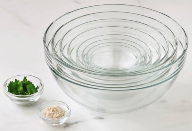 $27.99 (Reg $58) Martha Stewart 10-Piece Glass Mixing Bowl Set + FREE Pickup