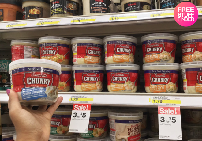 $0.83 (Reg $1.79) Campbell's Microwaveable Bowl Chunky Soups at Target