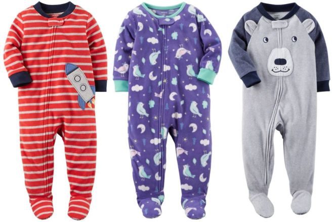 $6.38 (Reg $20) Carter's Fleece Footed Pajamas + FREE Pickup (Until 10 pm!)