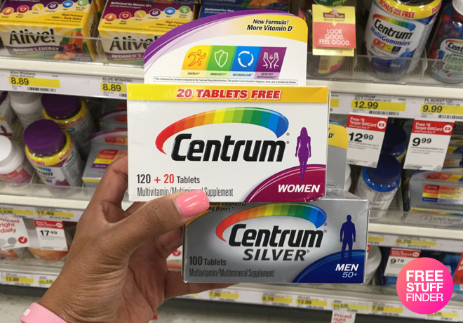 $2.80 (Reg $9.79) Centrum Multivitamins at Target