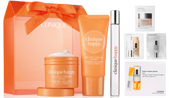 $16.58 ($43 Value) Clinique 3 Piece Happy Treats Gift Set + FREE Shipping