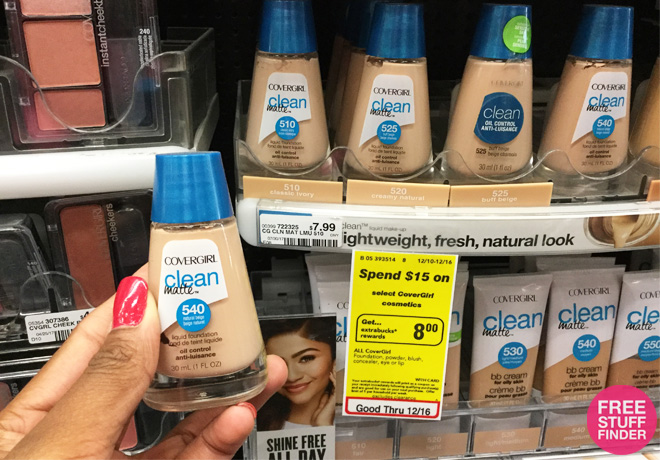 *HOT* $0.49 (Reg $8) CoverGirl Clean Liquid Foundation at CVS