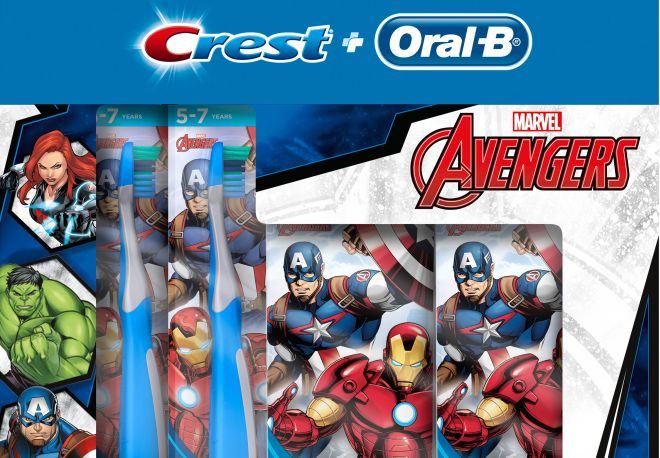 $5.32 (Reg $13) Oral-B & Crest Kid's Holiday Pack Marvel's Avengers