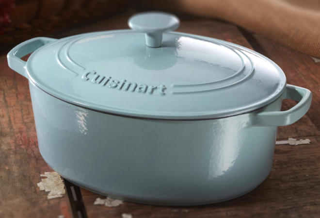 Amazon: Cuisinart Cast Iron 5.5-Qt Casserole ONLY $54.99 (Reg $180) + FREE Shipping