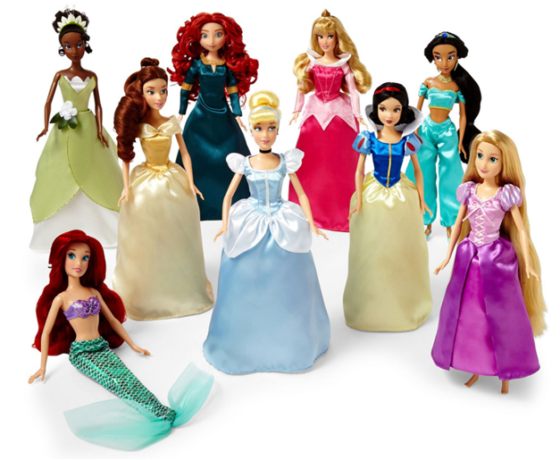 $49.99 (Reg $100) Disney Princess 9-Piece Doll Set + FREE Shipping