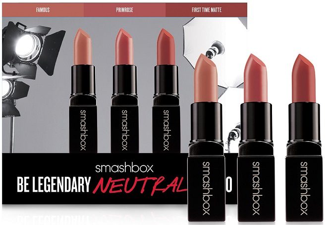 $25 (Reg $51) Smashbox 3-Piece Lipstick Set + FREE Shipping