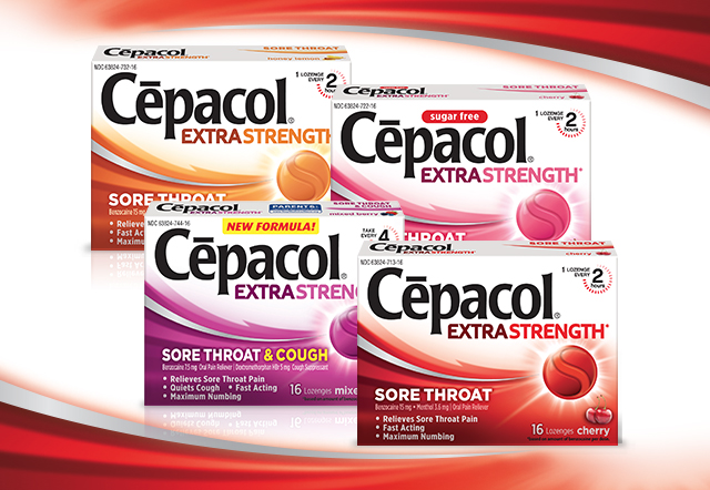 $1.99 (Reg $4) Cepacol Extra Strength Sore Throat Lozenges at Kroger