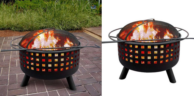 $48.23 (Reg $118) Black Fire Pit + FREE Shipping