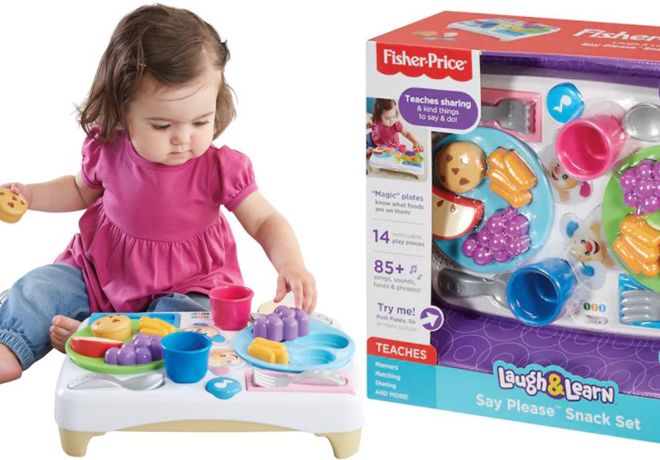 $14.24 (Reg $38) Fisher-Price Laugh & Learn Say Please Snack Set + FREE Pickup