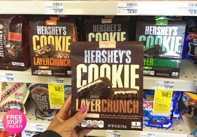 $1.75 (Reg $5) Hershey's Cookie Layer Crunch at CVS