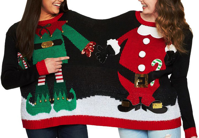 $29 (Reg $39) Two-Person Ugly Christmas Sweater + FREE Shipping (Today Only!)