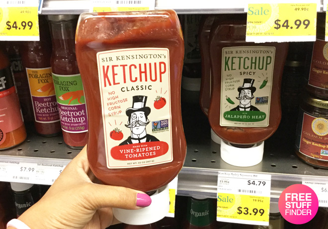 $1.99 (Reg $4.79) Sir Kensington's Ketchup at Whole Foods (Today Only!)