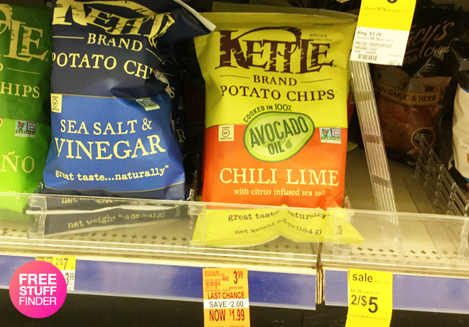 $1.49 (Reg $4) Kettle Brand Chili Lime Potato Chips at Walgreens (Clearance Find!)