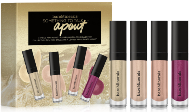 *HOT* $10 (Reg $20) BareMinerals 4-Piece Lip Gloss Set + FREE Shipping