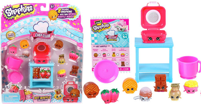 $5.88 (Reg $15) Shopkins Chef Club Hot Waffle Collection