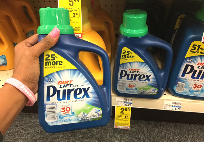 FREE Purex Laundry Detergent at CVS + $0.01 Moneymaker