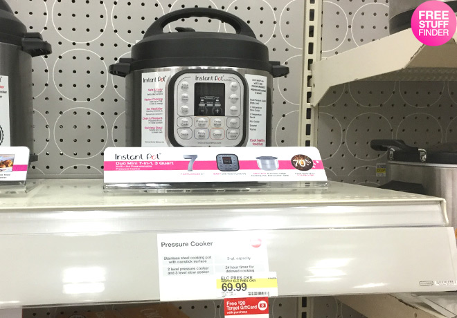 $49.99 (Reg $70) Instant Pot 3Qt Pressure Cooker + FREE Pickup (Today Only!)