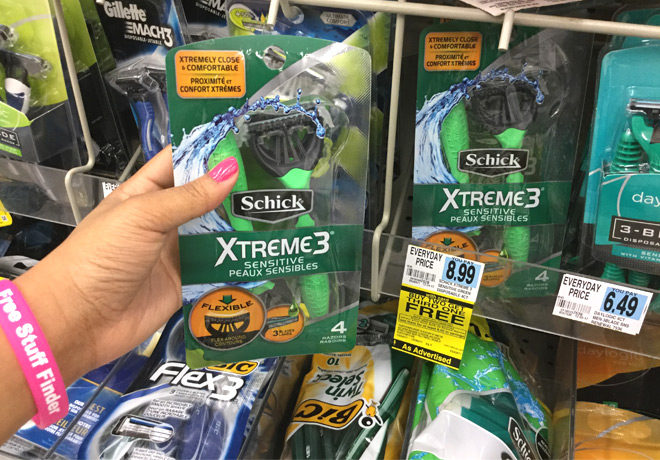 $1.33 (Reg $9) Schick Xtreme 3 Disposable Razors at Rite Aid (Print Now!)