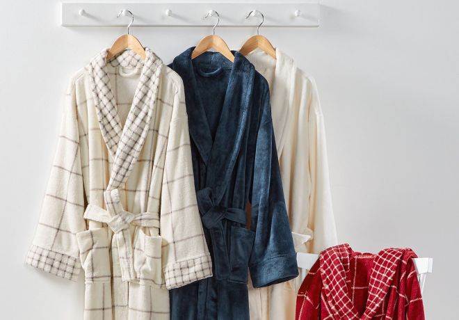 $25.49 (Reg $60) Martha Stewart Plush Bath Robes + FREE Shipping