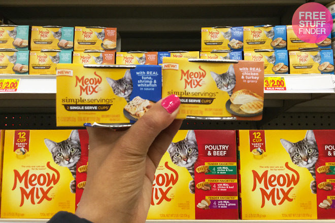 $0.15 (Reg $0.89) Meow Mix Simple Servings at Kroger