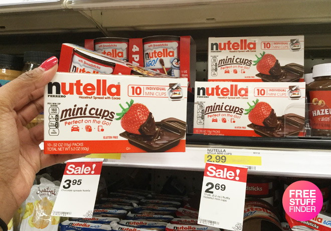 $0.69 (Reg $3) Nutella Mini Cups at Target