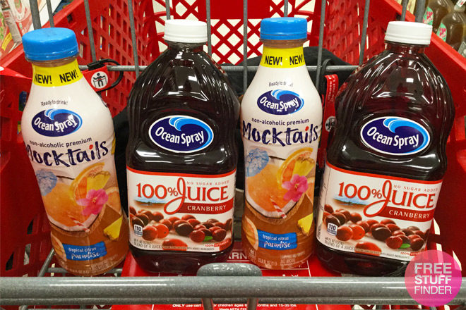 $2.00 Off Ocean Spray Mocktails & Cranberry Juice Coupon ($1.10 at Target - Print Now!)