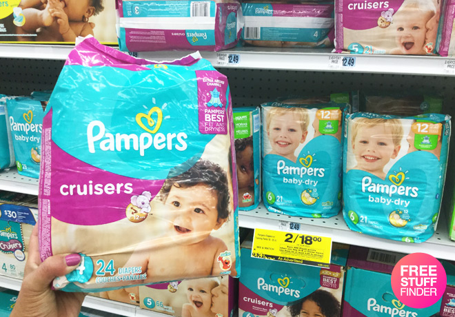 $5.75 (Reg $12.49) Pampers Diapers at Rite Aid