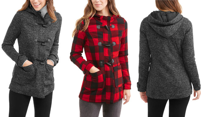 *HOT* $12 (Reg $30) Women’s Fleece Peacoat