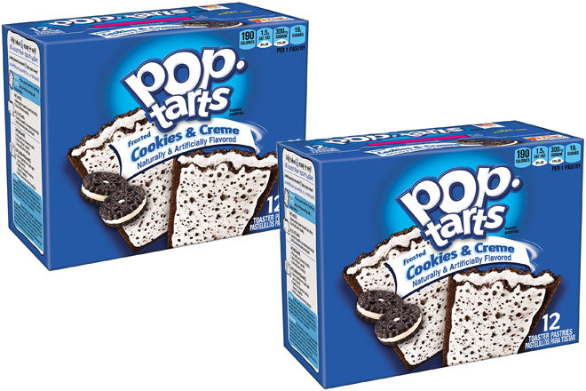 $11.05 (Reg $17) Pop-Tarts Frosted Cookies & Cream Toaster Pastries + FREE Shipping