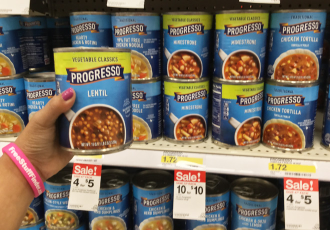 $0.66 (Reg $1.72) Progresso Vegetable Classic Soups at Target