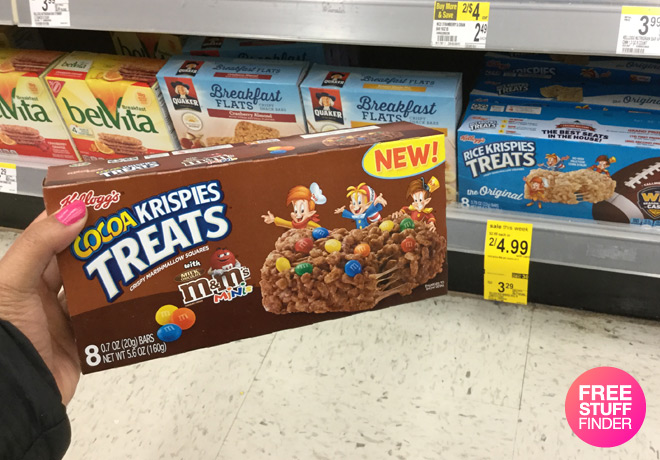 $2 (Reg $3.29) Rice Krispies Treats at Walgreens