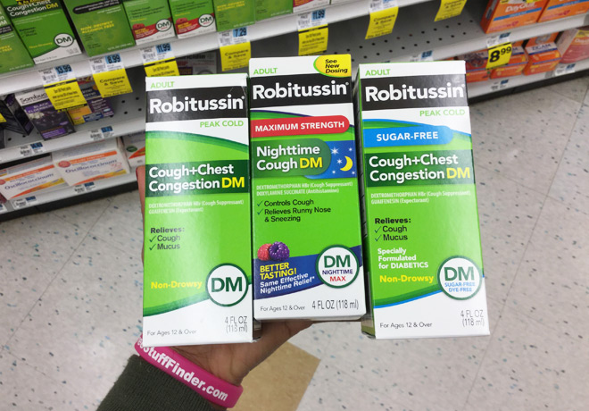 $3.29 (Reg $7.29) Robitussin Cough Medicine at Rite Aid