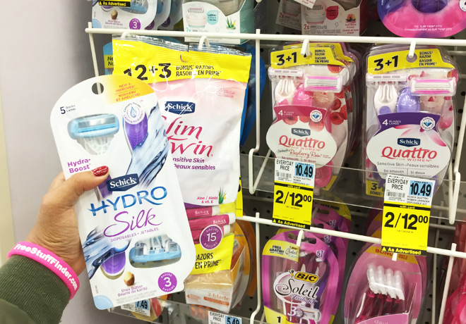 $3 (Reg $12.49) Men's & Women's Schick Razors at Rite Aid