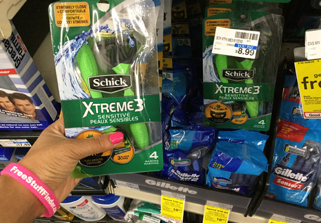 $2.66 (Reg $9) Schick Xtreme 3 Razors at CVS