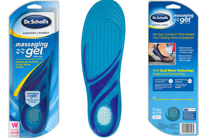 $4.97 Dr. Scholl’s Massaging Gel Insoles + FREE Shipping