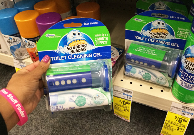 $1.25 (Reg $4.79) Scrubbing Bubbles Toilet Cleaning Gel at CVS