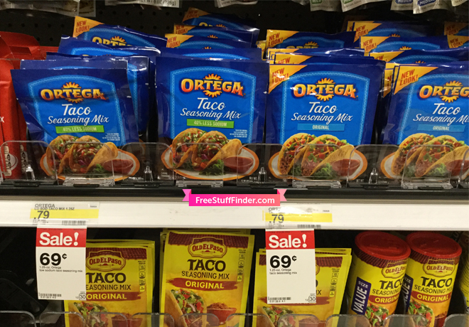 $0.19 (Reg $0.79) Ortega Taco Seasoning Mix at Target