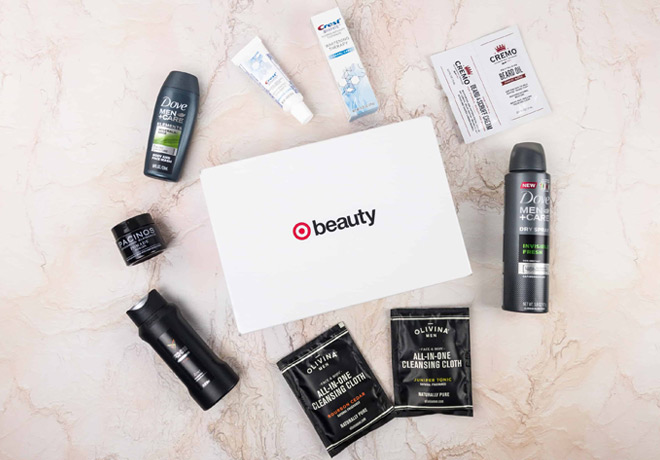 $5 (Reg $7) Men's Target Holiday Beauty Box